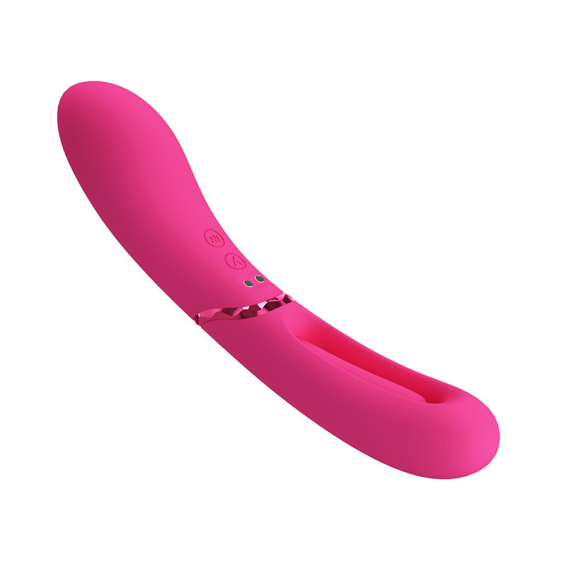 Bâton de massage vibrant en silicone rechargeable usb_voghion.com
