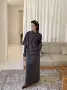 件套宽松秋冬翻领长裙