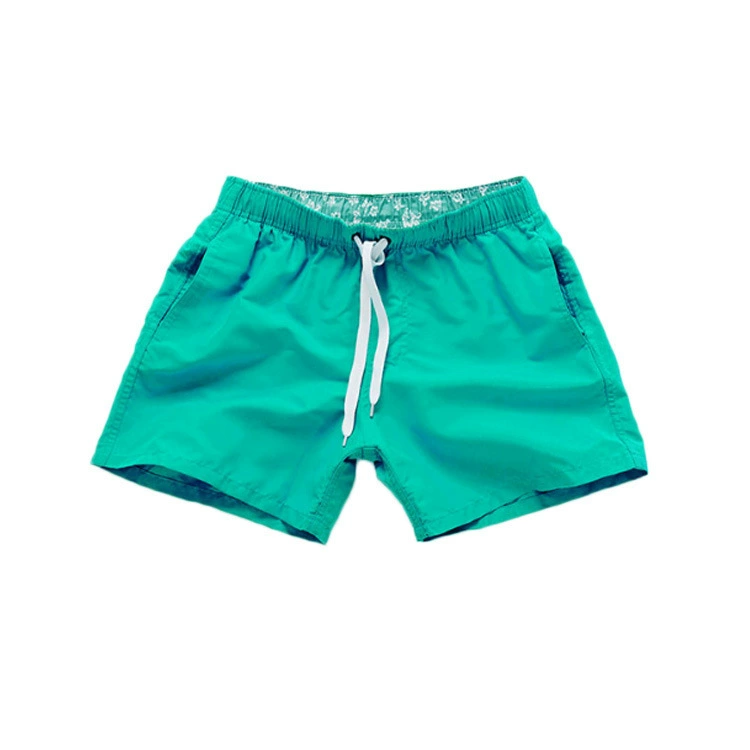 (Cross-border trading), beach solid trousers, shorts, polyester
