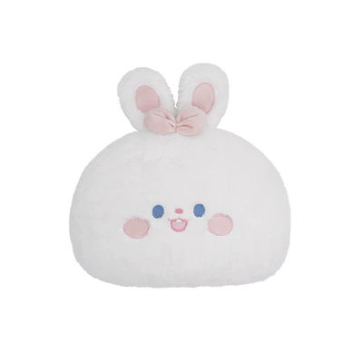 Pillow, Waist Pillow, Comfortable Car – Seat cushion, seat cover - rabbit-fur-embroidered-bow-rabbit-headrest