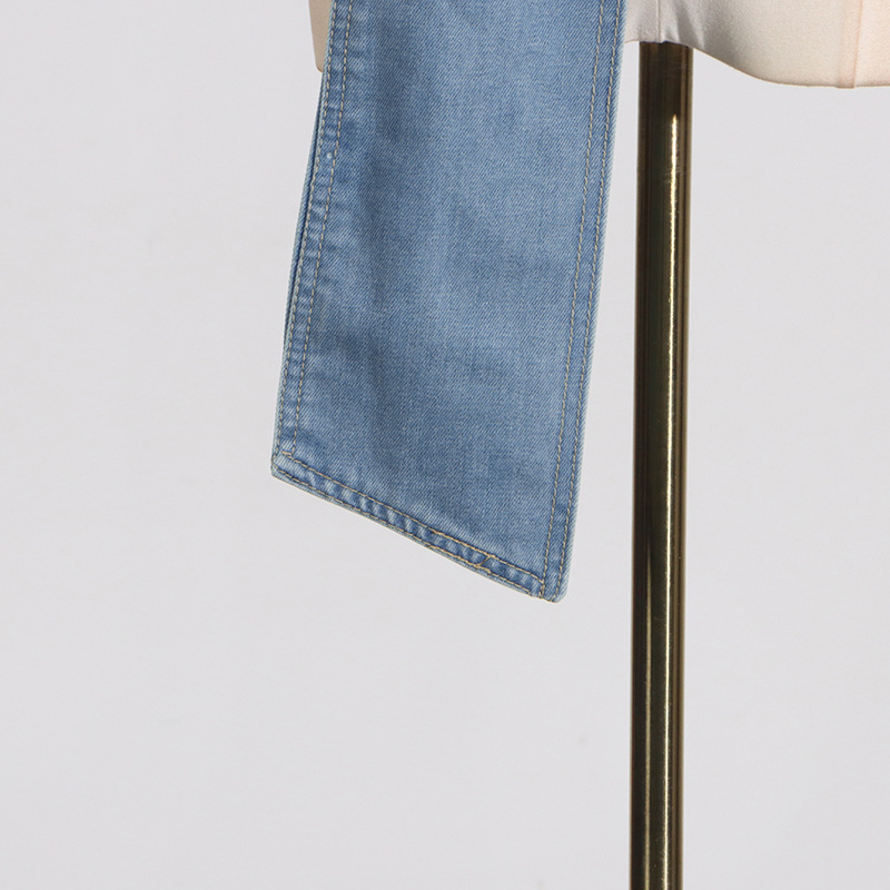 Women's Clothing sexy tops fashion bow design denim tube top suspenders_voghion.com