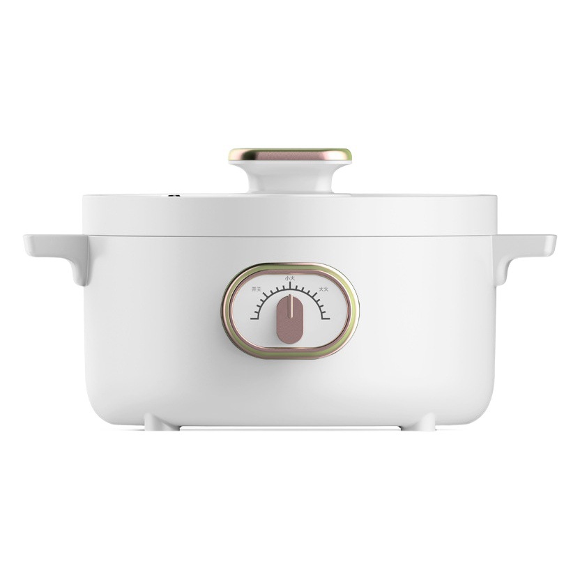 Zhigao cocina eléctrica dormitorio de estudiantes pequeña olla caliente eléctrica fideos de cocina caliente 3 litros 4 multifuncional hogar integrado image 1