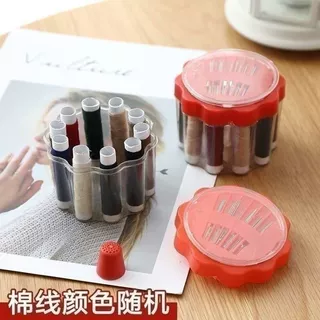家用针线盒套装便携式多功能针线包缝纫针线手缝针宿舍迷你针线盒