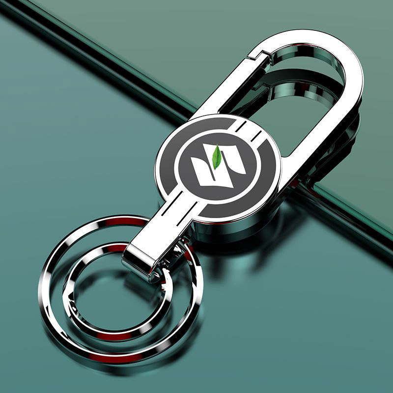 Llavero de coche colgante de llave de alta gama para hombre creativo colgante de cintura anti-pérdida nuevo llavero logotipo de coche