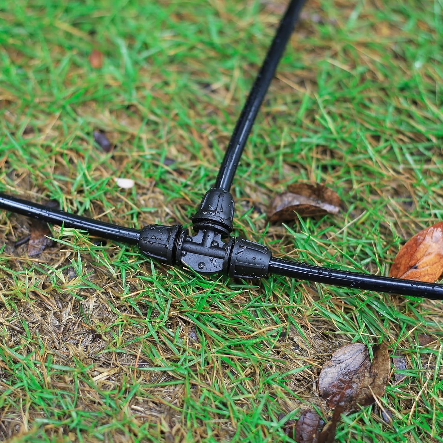 Nuevos accesorios de riego por goteo transfronterizos 47 conectores de bloqueo capilar serie de herramientas de riego por goteo automático doméstico