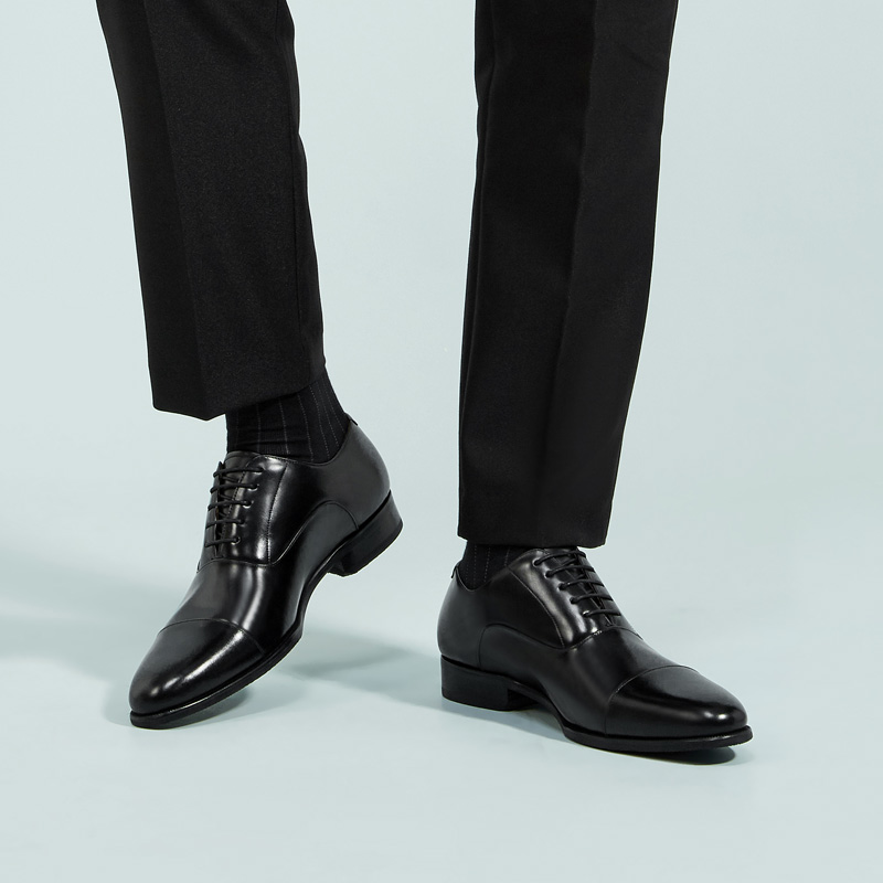 ShoeVault Herrenschuhe aus Leder mit drei Riemen, Business-Derby, britischer Oxford-Anzug, Bräutigam, Hochzeit_voghion.com