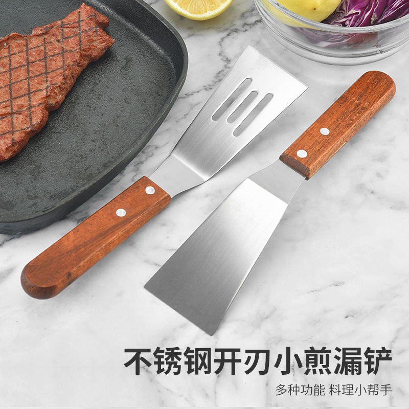 Нержавеющая сталь теппаньяки кулинарная лопата для западной кухни