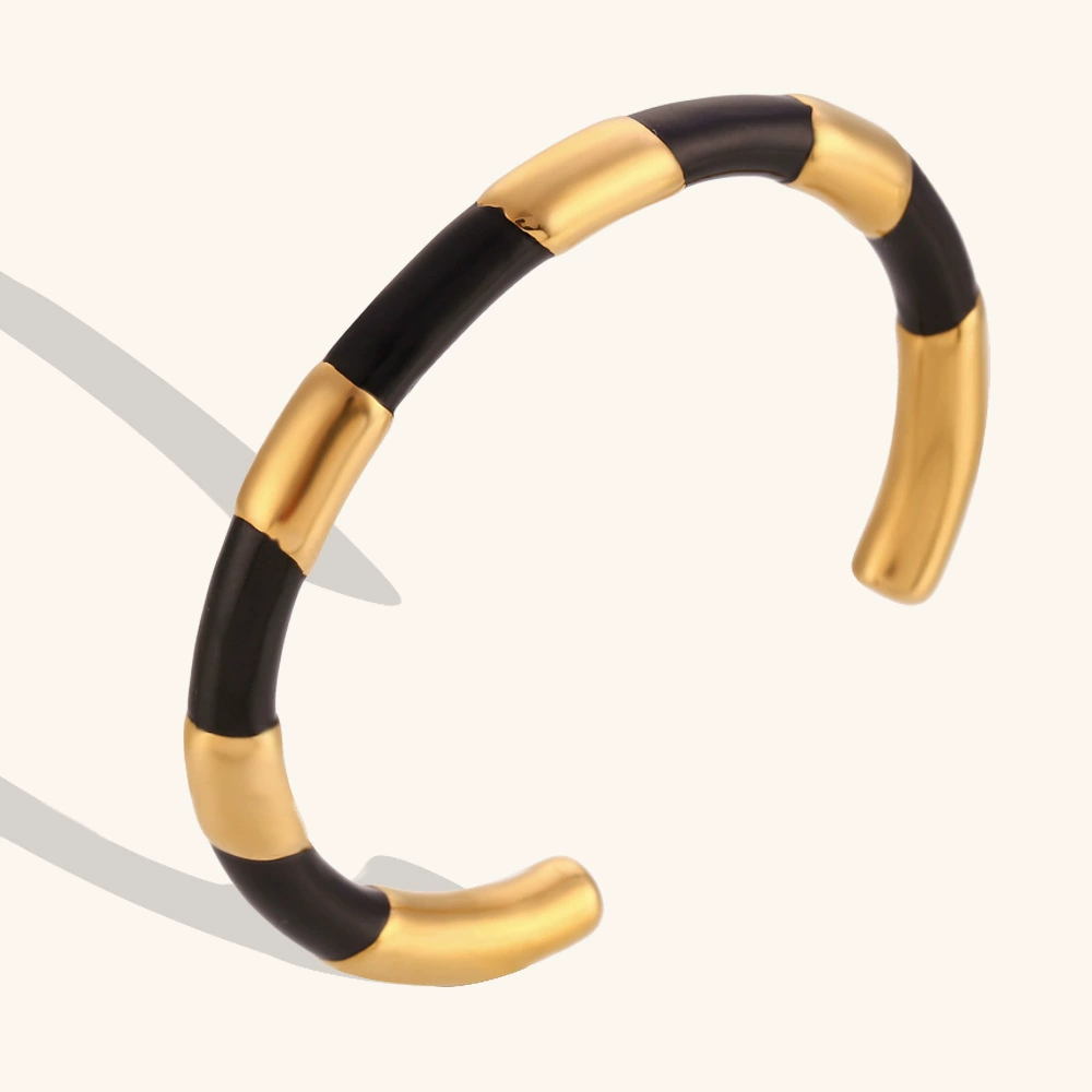 (Cross-border trading), fashionable accessory stainless steel, women's bracelet, European style, simple and elegant design, 2 carat