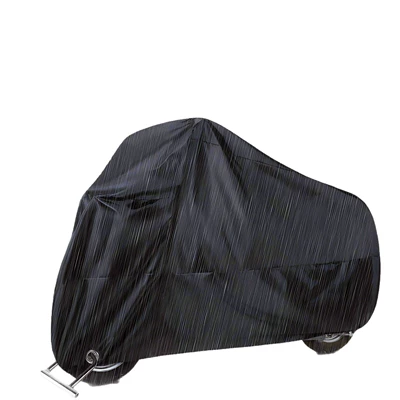 Cross-Border Popular Motorcycle Cover, Rainproof Silver-Coated Fabric 210D, Electric Vehicle Cover, Sun Protection and Dustproof Bicycle Cover Wholesale (Car clothing) - m-all-black