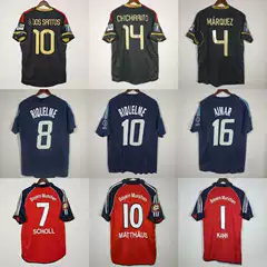 Retro Soccer Jersey Classic Baggio Zidane Neymar Cristiano Ronaldo Figo Nedved Messi Football Shirt