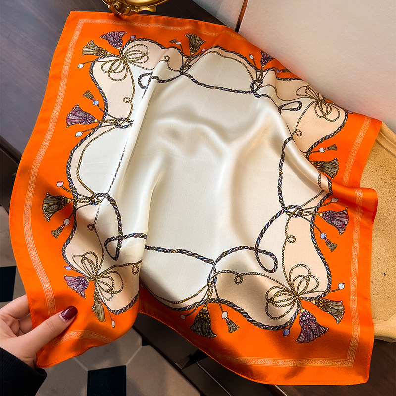 orange silk bandana orange silk bandana