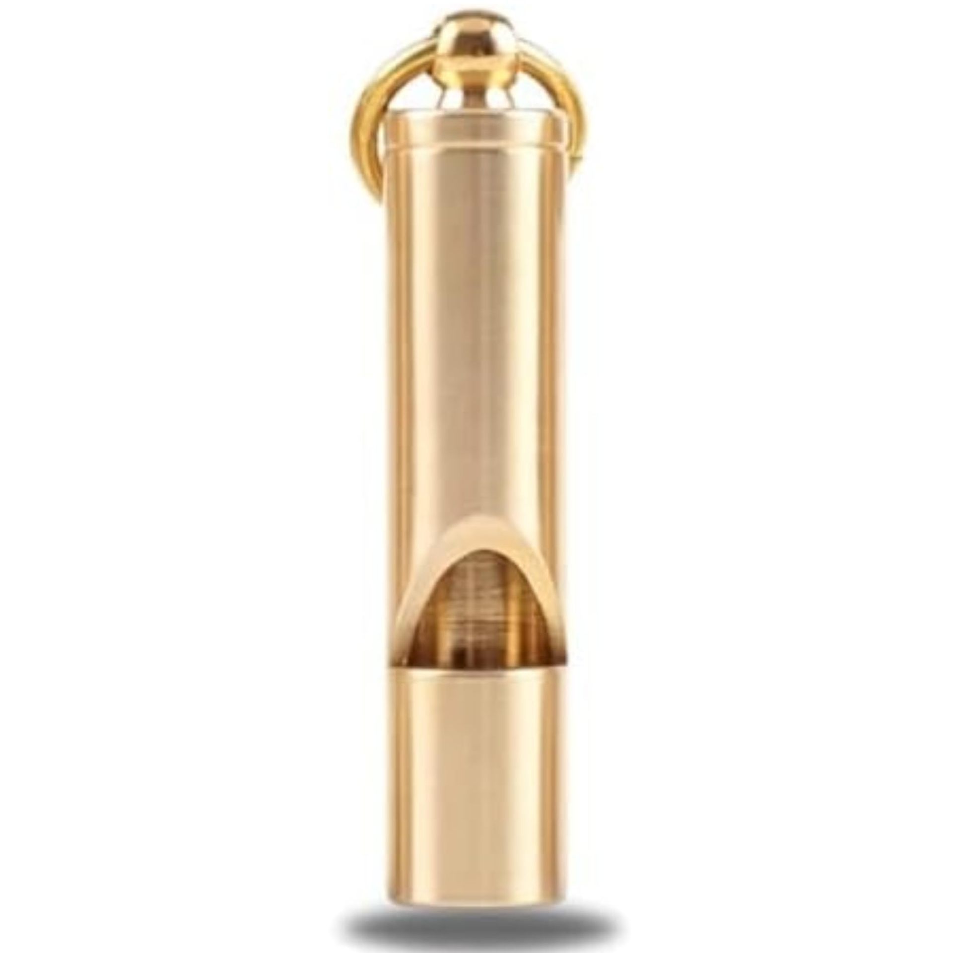 Loud Brass Whistle Outdoor Adventure Emergency Situation Coach Boater Pet Training Halter Key Chain Whistle