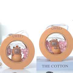 可愛卡皮巴拉小夜燈開學禮品少女心畢業禮物樹脂擺件卡通模型桌擺