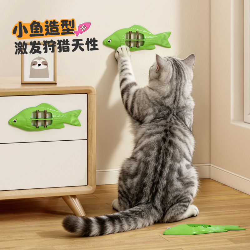 Glow-In-The-Dark Fish Pet Toy for Cats, Self-Entertainment Gadget, Bite-Resistant Realistic Fish Teaser Stick for Kittens and Adult Cats, Suitable for Teeth Grinding Glow-In-The-Dark Fish Pet Toy for Cats, Self-Entertainment Gadget, Bite-Resistant Realistic Fish Teaser Stick for Kittens and Adult Cats, Suitable for Teeth Grinding