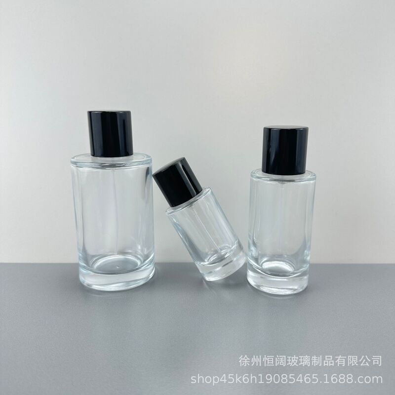メーカー卸売り香水瓶現物円柱型香水スプレー瓶化粧品ガラス瓶100ml 50ml空瓶|undefined