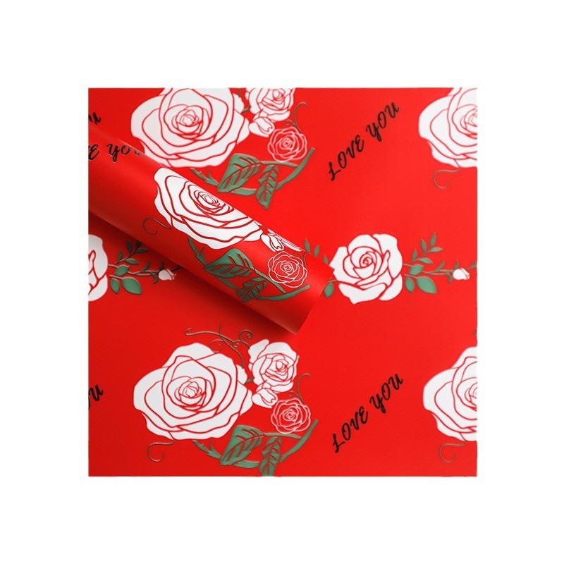 Huaxi Yuyin sueño rosa impermeable floral embalaje floral florista ramo floral rosa material de envoltura floral al por mayor