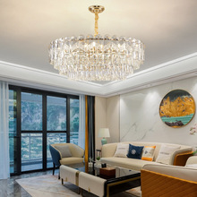 豪华客厅水晶吊灯法式轻奢高端欧式别墅大厅复式楼新款餐厅装饰灯