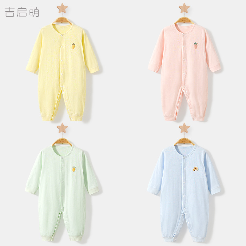 Primavera, otoño, verano, camiseta infantil, pijamas de algodón delgado para niños, niñas y niños, ropa de bebé