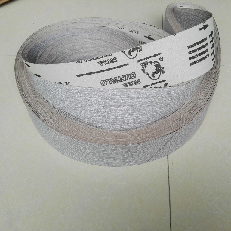 厂家直供日本野牛软布抛光砂带不锈钢铝金属NCAAA320拉丝打磨沙带