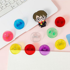 Ins-style round multi-functional clip plastic file exam folder clip food preservation seal clip plastic edge clip