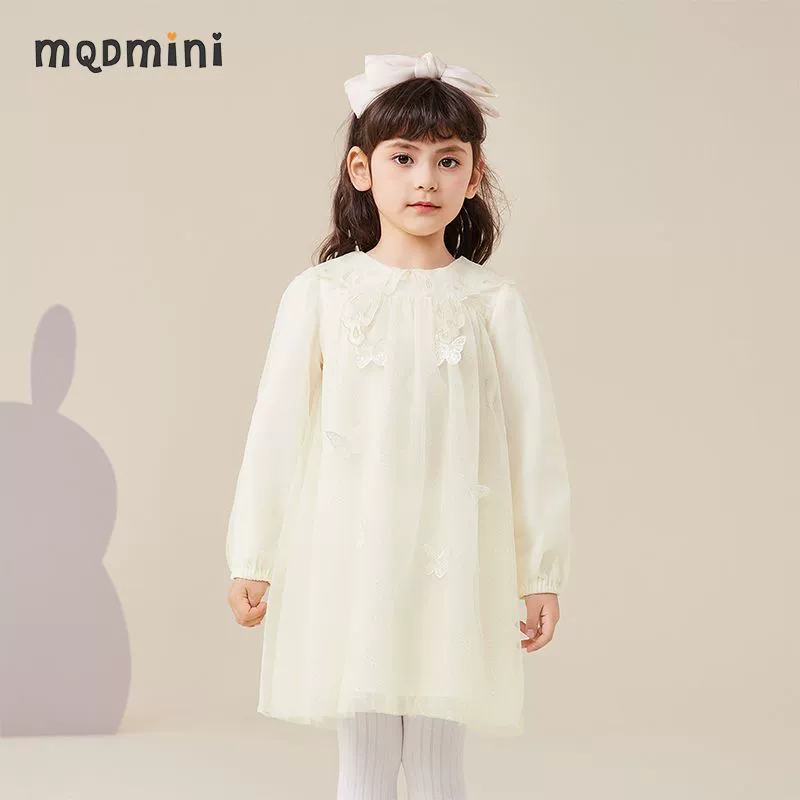 MQDMINI маленький костюм принцессы, платье, трёхмерная мягкая детская юбка, детская одежда