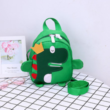 新款恐龙背包卡通儿童双肩包小朋友配饰韩版复合布幼儿园宝宝书包