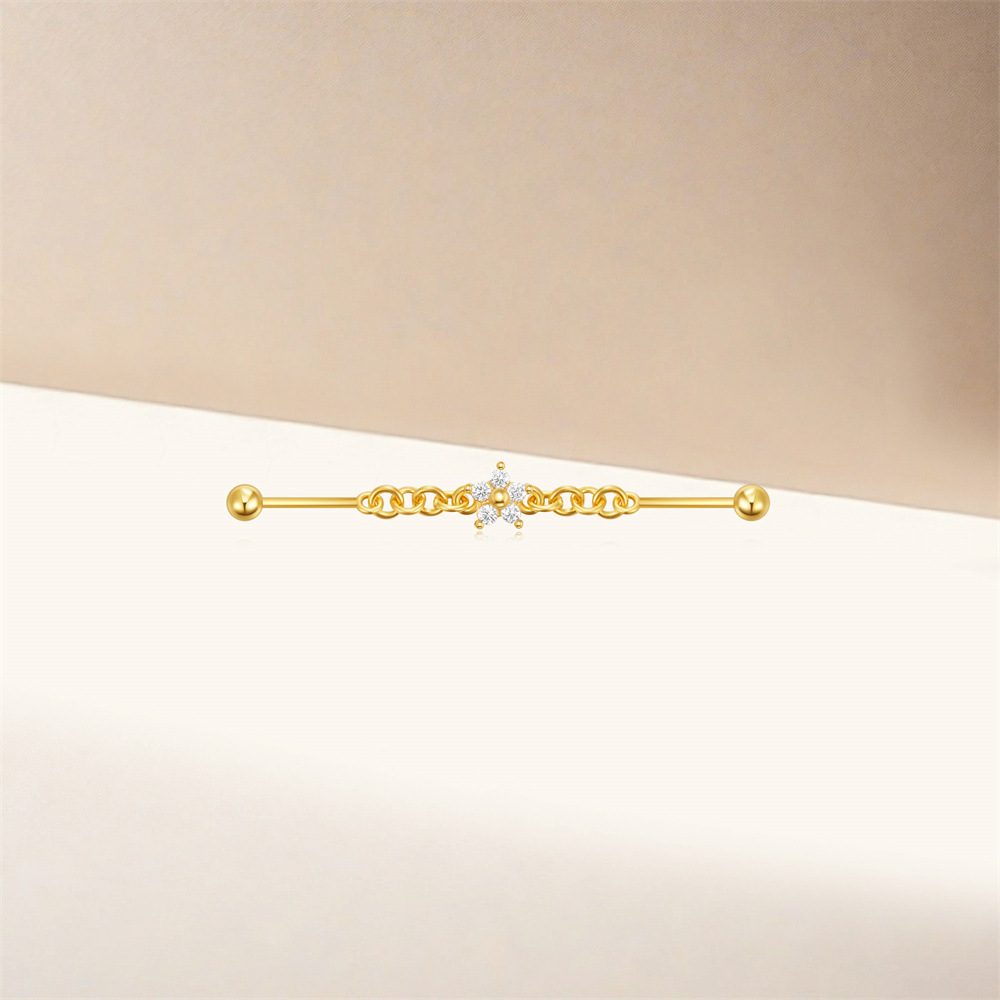 3g Weight Zircon Inlay Material Ear Studs Classification Ear Cartilage Rings & Studs Piercing Type 1 Piece Quantity Daily, Festival Occasion 925 Sterling Silver Material Geometric Pattern Unisex Gender Inlay Design Simple Style Style 1 Piece 925 Sterling Silver Zircon Geometric Ear Studs 23