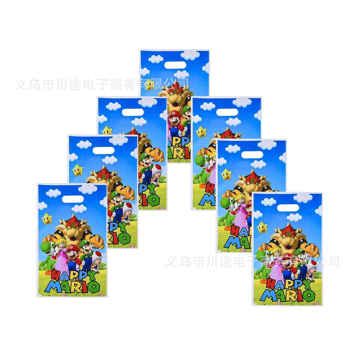 Fábrica directa bolsa de regalo de dibujos animados para niños fiesta de cumpleaños bolsa de regalo película perlada bolsa de regalo PE ahora