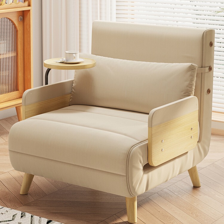 Sofa Bed Dual-Purpose Foldable Double Multi-Functional Small Apartment Folding Bed Home Simple Latex Fabric Sofa