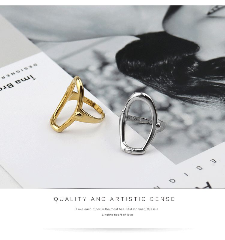 Korean style college style fashion hollow open ring wholesalepicture10