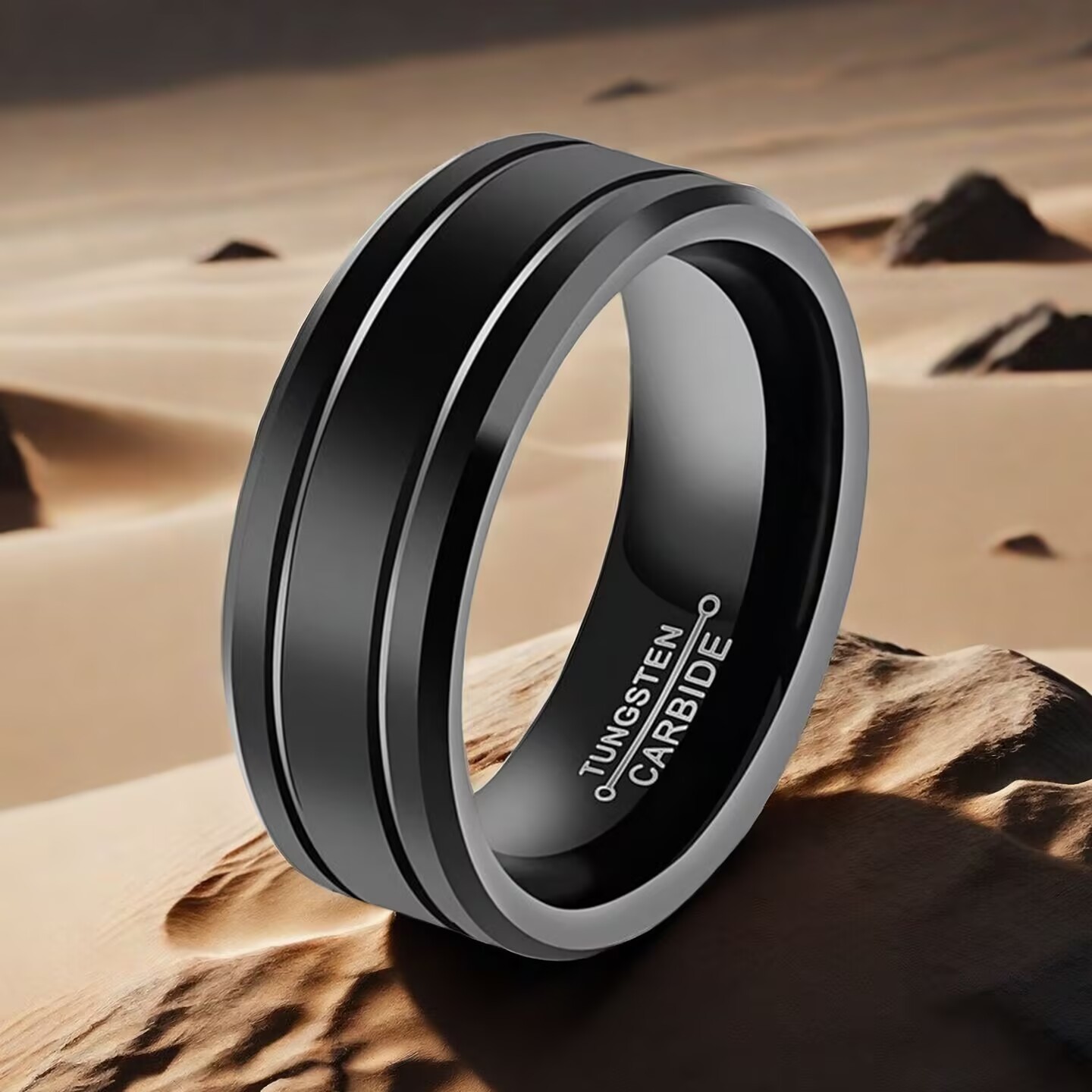 European And American Fashion Men's Classic Simple Couple Plain Band Ring Cross-Border Source Hand Jewelry Factory_voghion.com