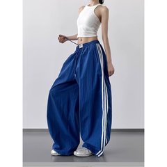 裤子女直筒舞蹈休闲裤女2025超火夏装小众宽松运动裤工装裤长裤潮