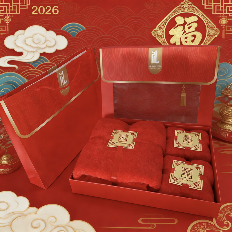 Thickened coral fleece towel bath towel gift box three-piece set wedding engagement gift company business welfare foreign trade Thickened coral fleece towel bath towel gift box three-piece set wedding engagement gift company business welfare foreign trade