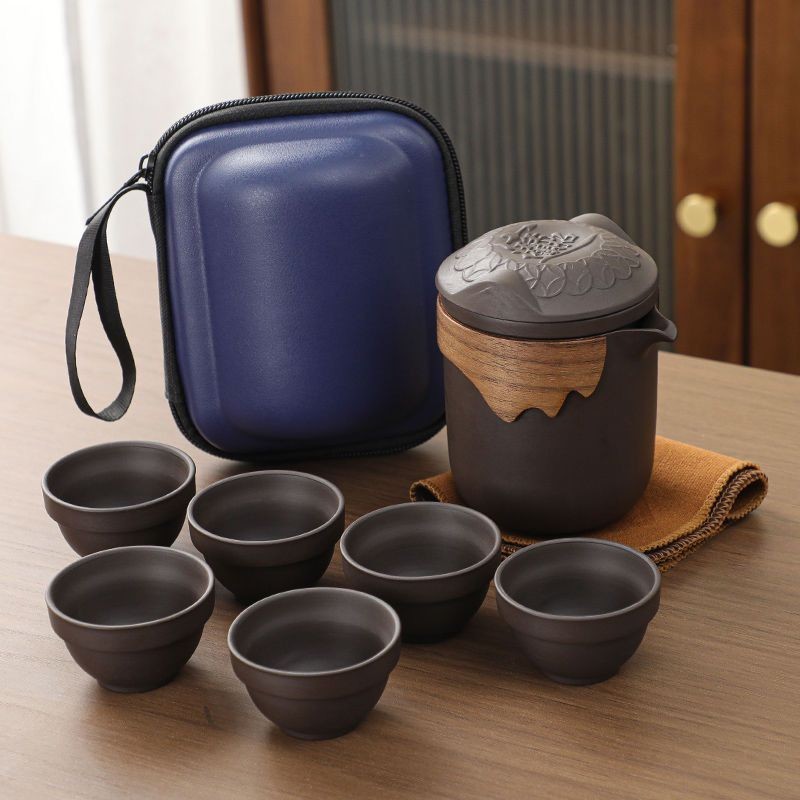 복상자사 6컵 - 말이 필요없음 [작은 파란색 가방]