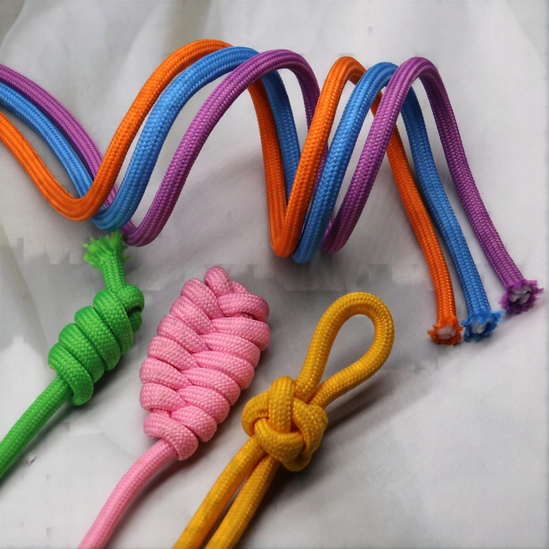 200个色现货5mm圆绳 彩色涤纶绳低弹绳鞋带编织绳手机抽绳 包芯绳