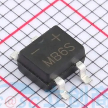 全新现货 MB6S MBS 贴片SOP-4 600V 1A 桥堆整流桥 桥堆