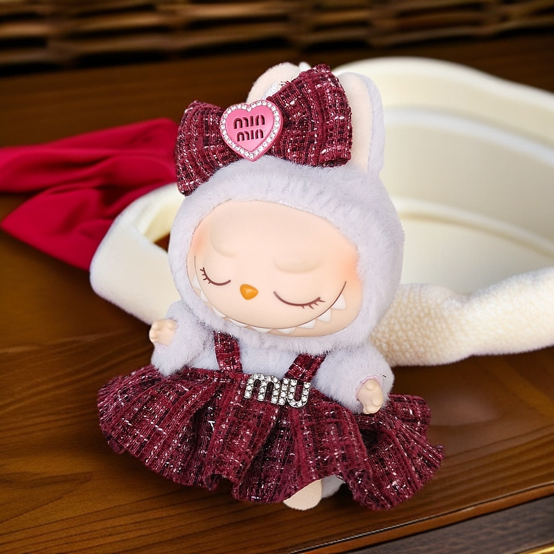 拉布小香风衣服衣服 一代二代拉布布款 Labubu doll 娃娃衣服着替