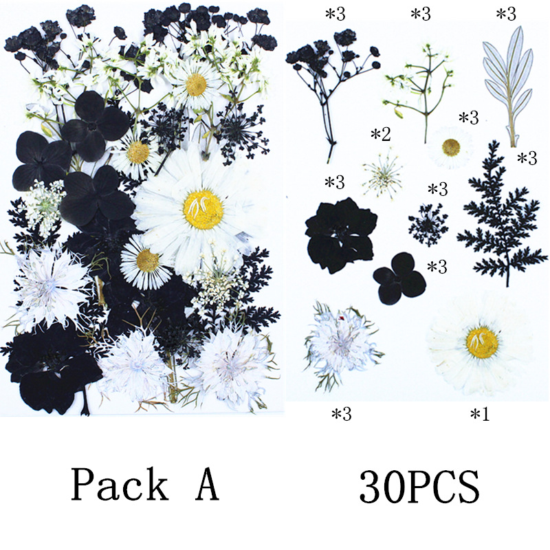 팩 A(흑백 콤비네이션 시리즈 30개)