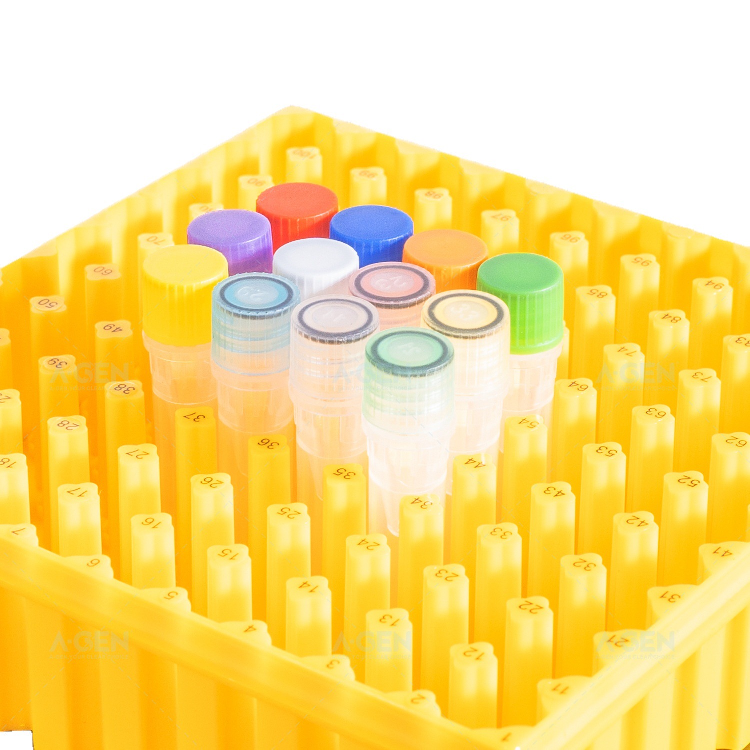 爱津厂家供应 螺口管盖（高盖）多规格（多色可选）实验室耗材