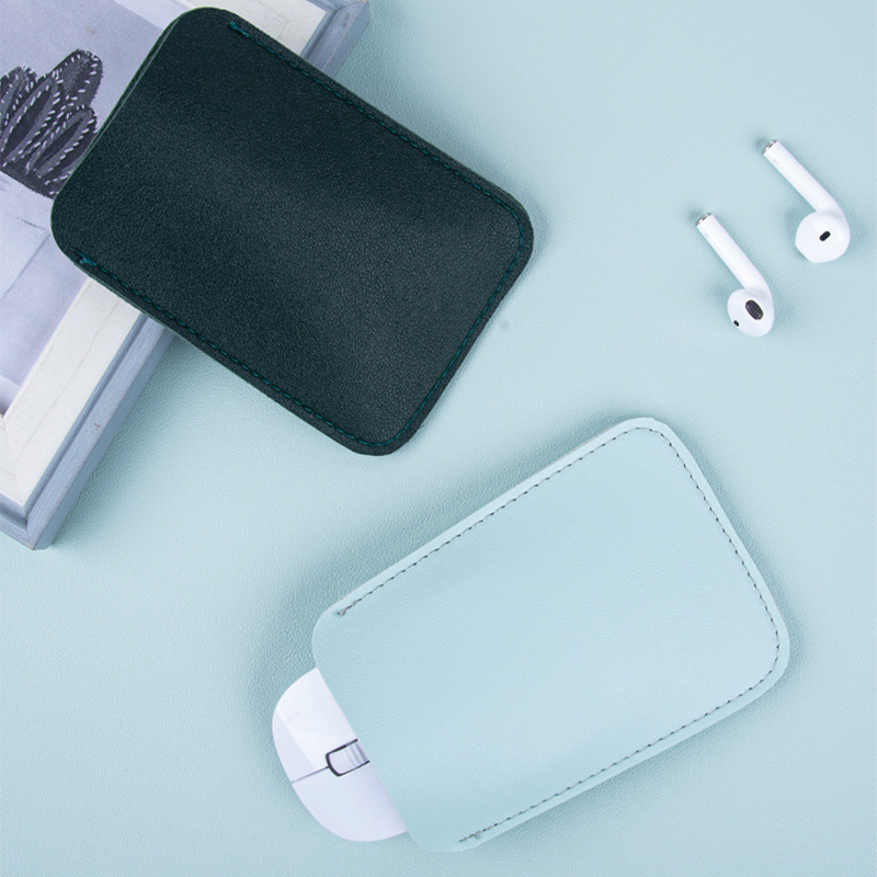 Wholesale Suitable for Apple MagicMouse Mouse Storage Bag Leather Convenient Simple Fashion Wonderful Control Protective Case for Women