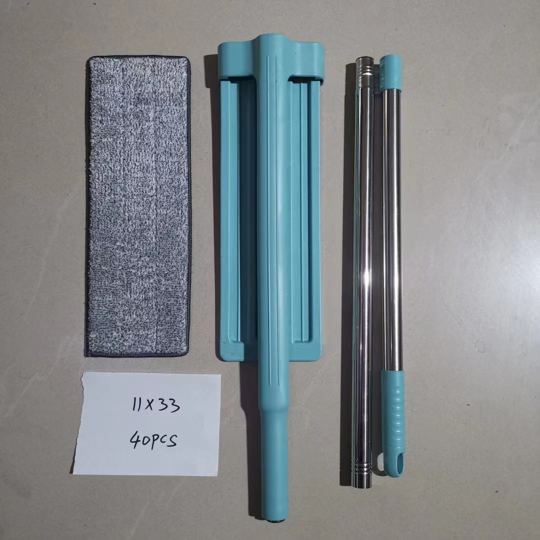Flat Mop Hand-free Washing Mop Household Wet and Dry Dual-use Lazy Water Absorbent Mop Mop
