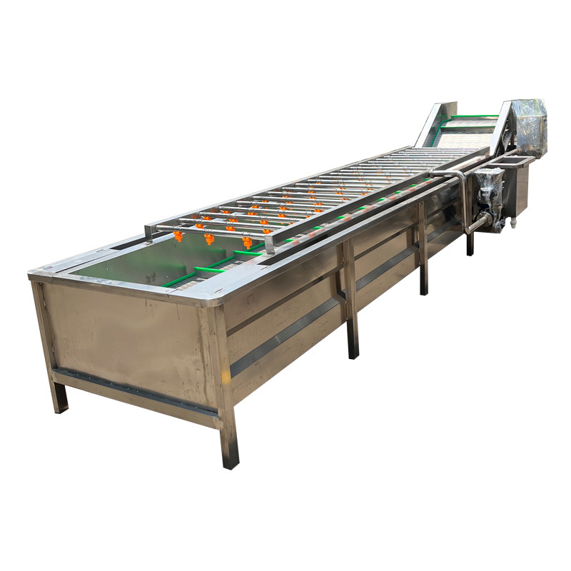 Máquina automática de limpieza de burbujas de frutas y verduras, equipo de limpieza de desalinización de col enchufe, limpieza de tremella, agua seca de aire