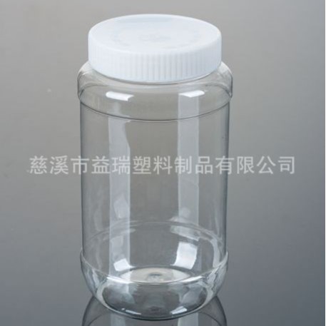 无圈透明蜜瓶1000g/塑料瓶 含内盖 (A23)