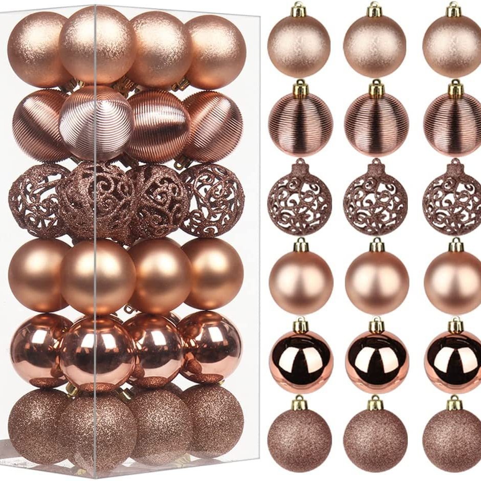 Amazon para Navidad Bolas de Navidad 36 árboles de Navidad Fiestas de Navidad Bolas de Navidad