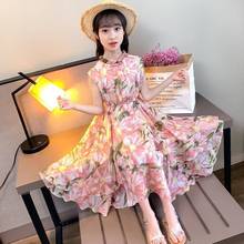 童装女童连衣裙2022夏装新款韩版中大童女孩公主裙洋气夏季儿童沙
