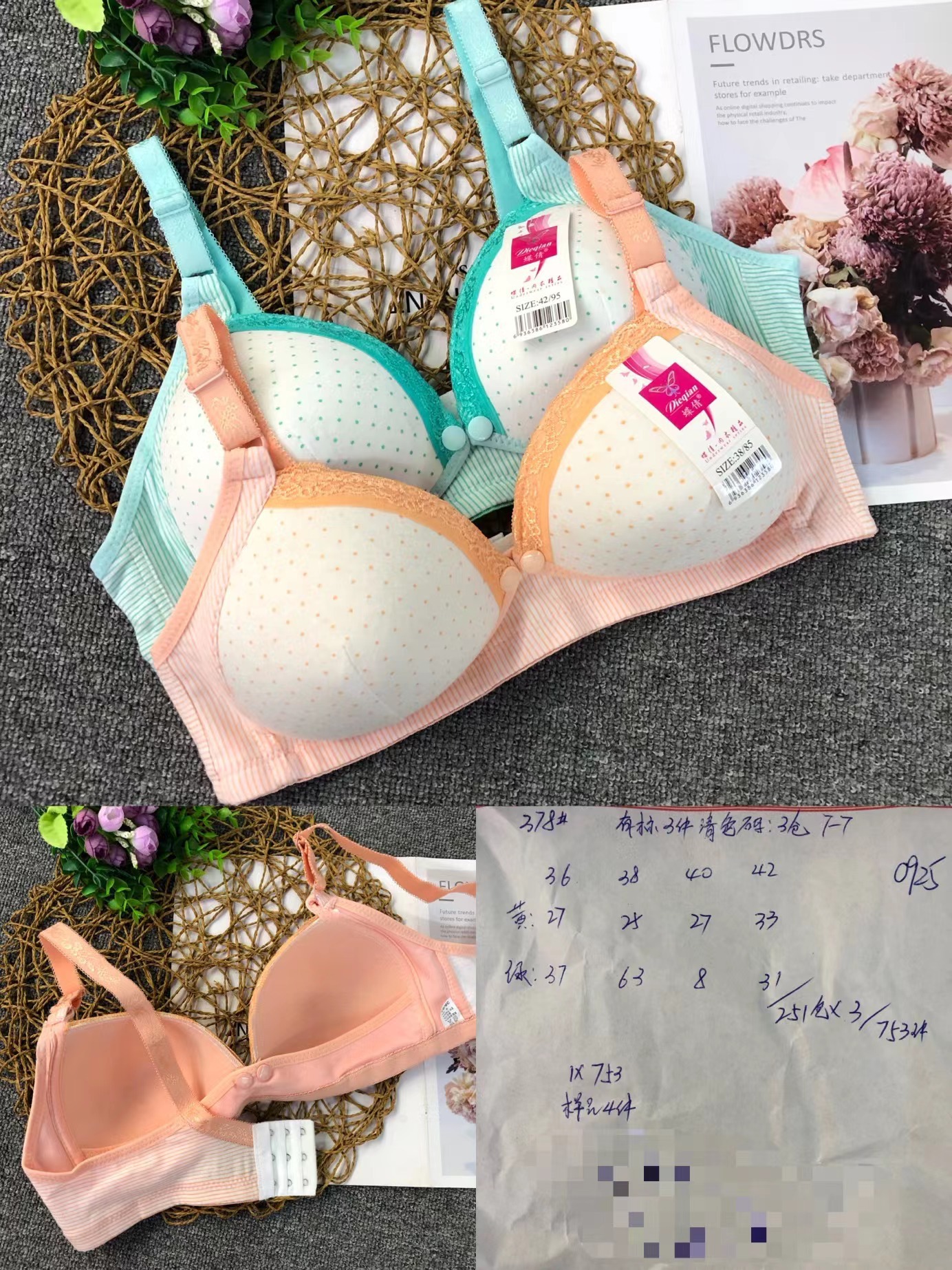 Mujeres embarazadas hebilla frontal inalámbrica más tamaño sujetador de enfermería ajustable push-up sujetador sin costuras ropa interior