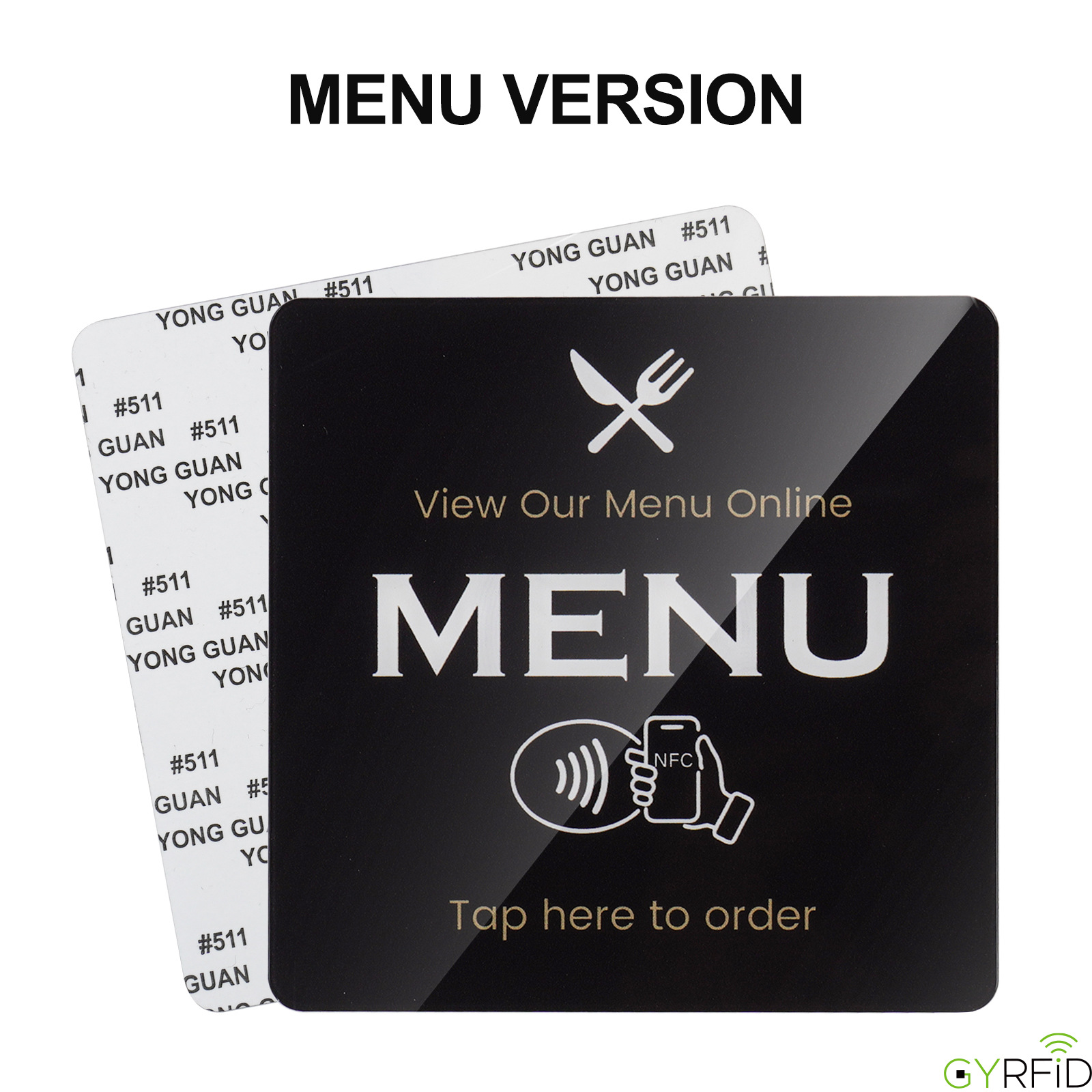 Tabla acrílica NFC tarjeta de comentarios Google NTAG215 chip NFC tarjeta de comidas teléfono móvil toque salto image 9