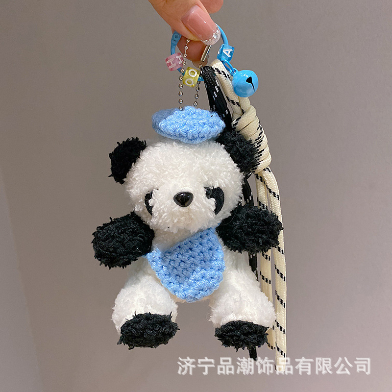 创意成都熊猫包包公仔挂件可爱小熊毛绒玩偶女生背包挂饰伴手礼物|undefined
