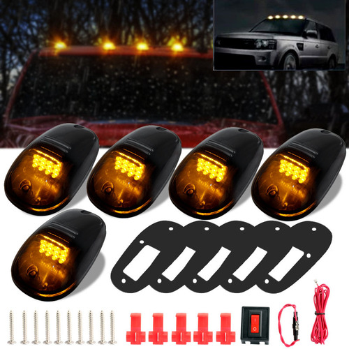 Applicable for Pickup Truck Top Mouse Light Cab Marker Roof 9LED Light F150 Dodge RAM Light