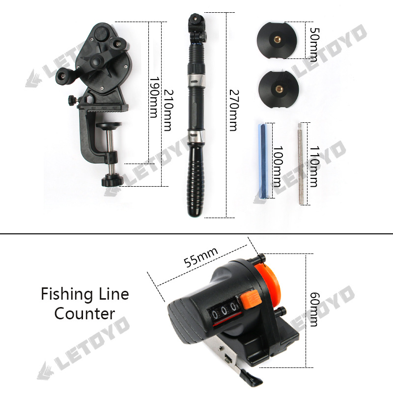 LETOYO Amazon transfronterizo nueva rueda de pesca bobinadora línea de pesca en línea Winder